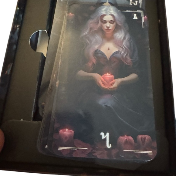 Theban Oracle Witch Alphabet Theban Guide Book Runes Tarot Oracle Cards - Picture 4 of 4